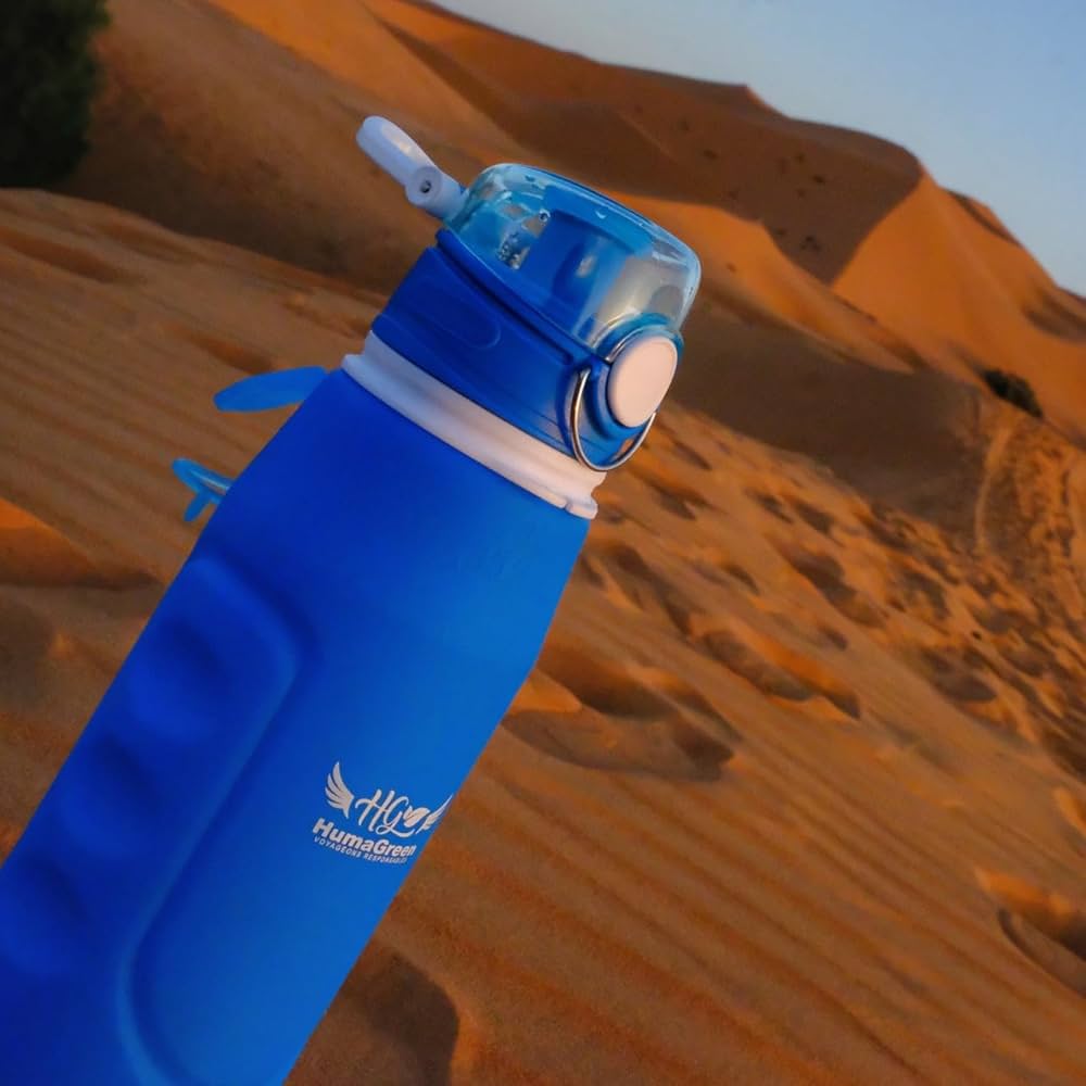 humagreen gourde filtrante pliable