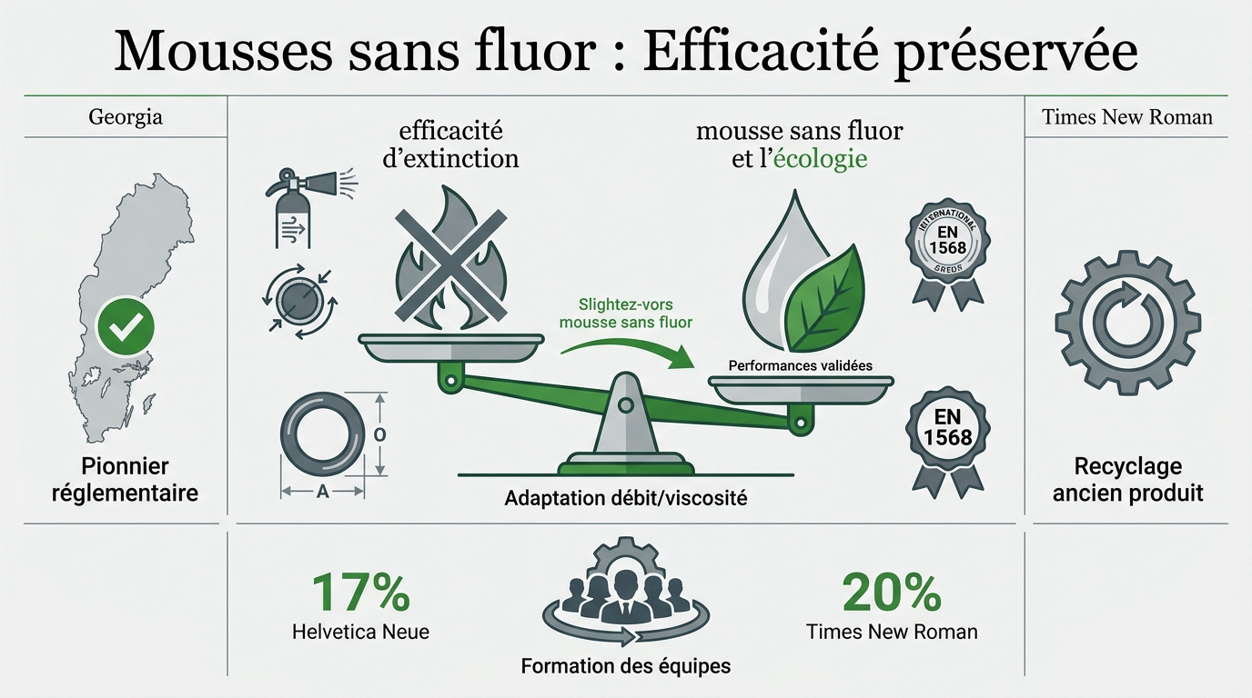 Intervention incendie avec mousse écologique sans fluor