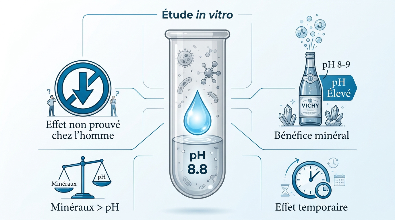 Analyse scientifique des propriétés de l'eau alcaline et ses minéraux