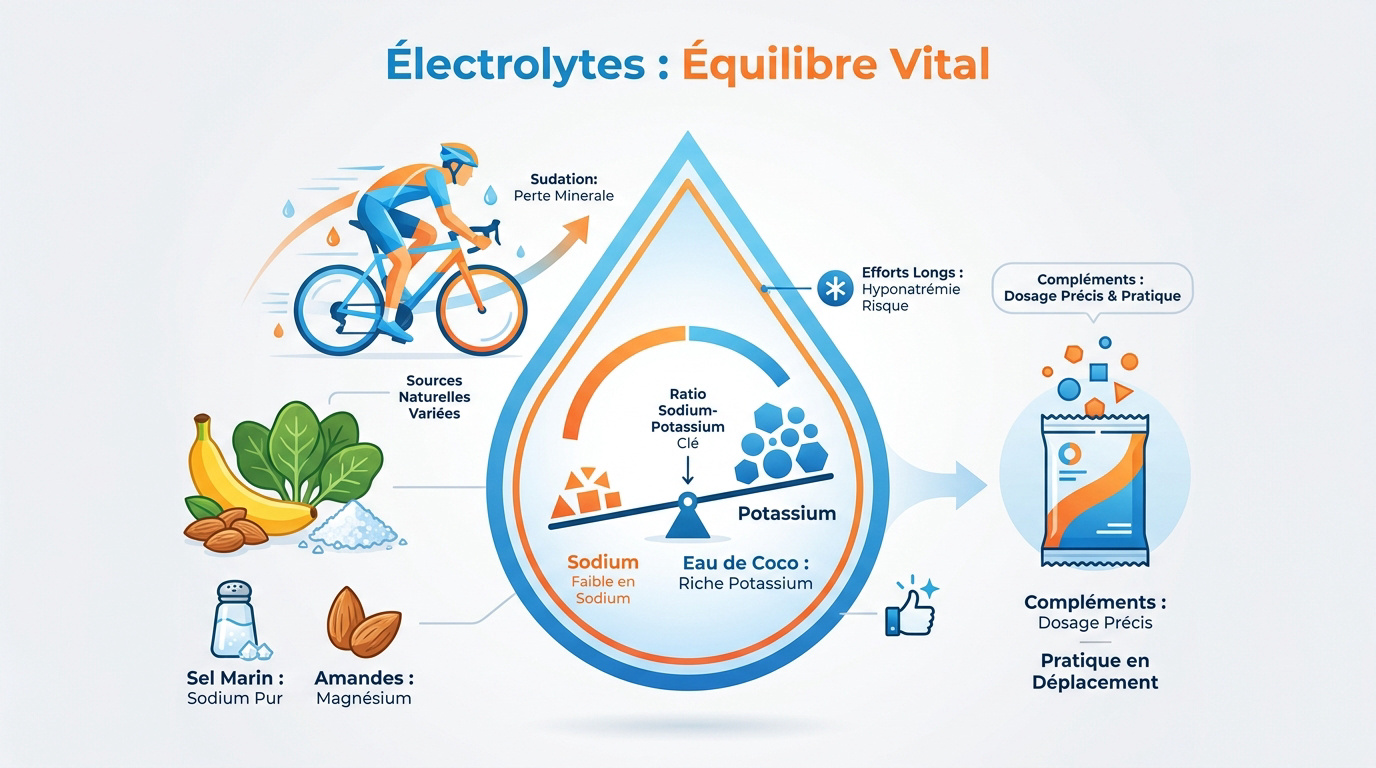 Aliments et boissons riches en électrolytes naturels pour une hydratation optimale